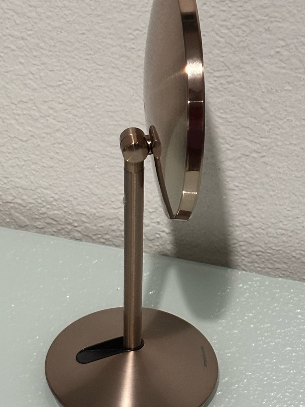 simplehuman 5" Mini Sensor Travel Makeup Mirror Set- 10x Rose Gold ST3010 EUC - Picture 7 of 10